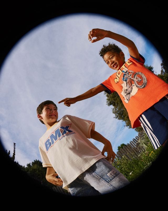 Goldie + Ace Boys Tops Oversized BMX T-Shirt