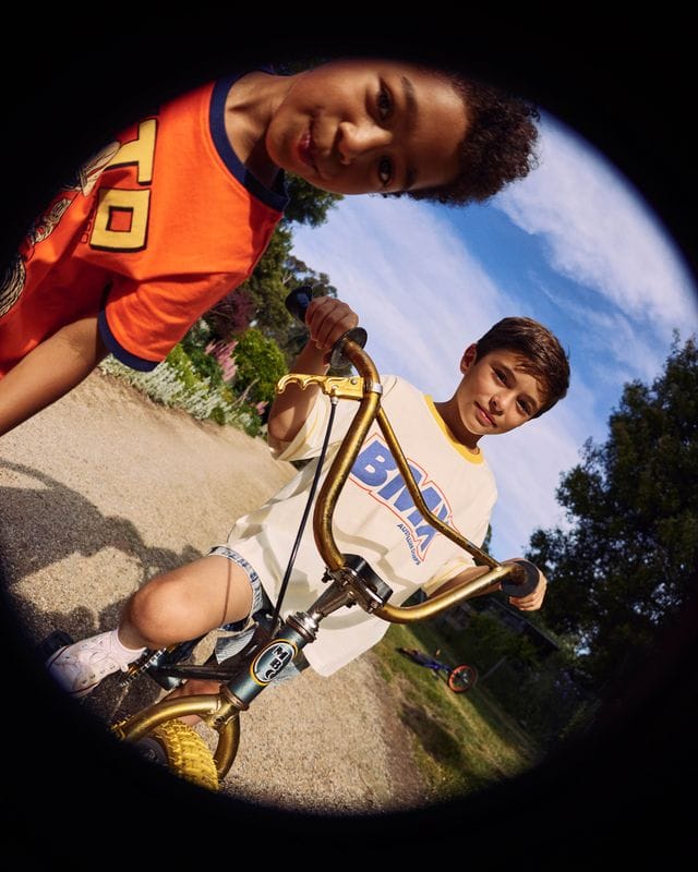 Goldie + Ace Boys Tops Oversized BMX T-Shirt