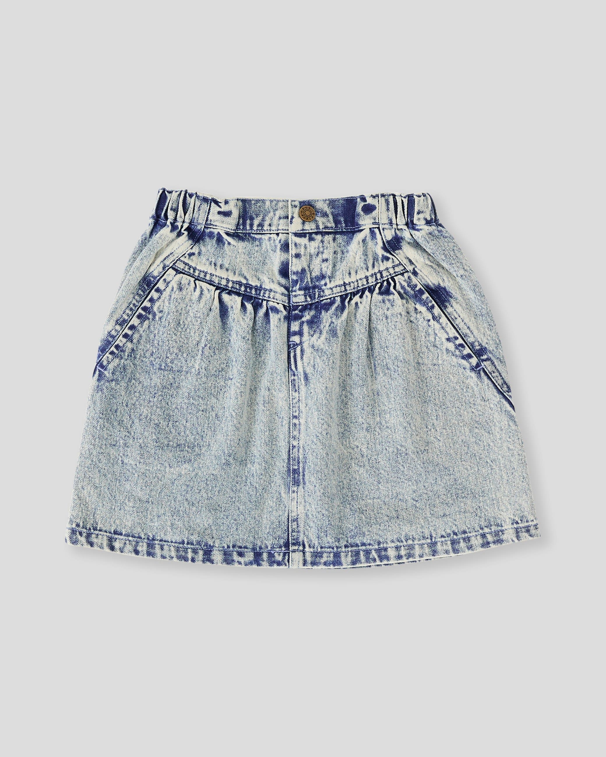 Goldie + Ace Girls Bottoms 3Y Esta A-Line Denim Skirt