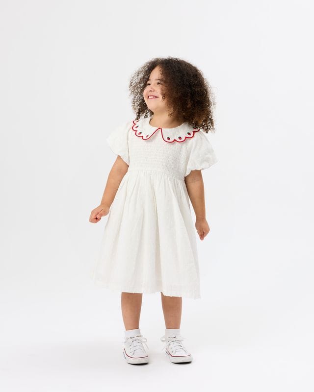 Goldie + Ace Girls Dress 2Y Sweet Strawberry Flo Smocked Dress