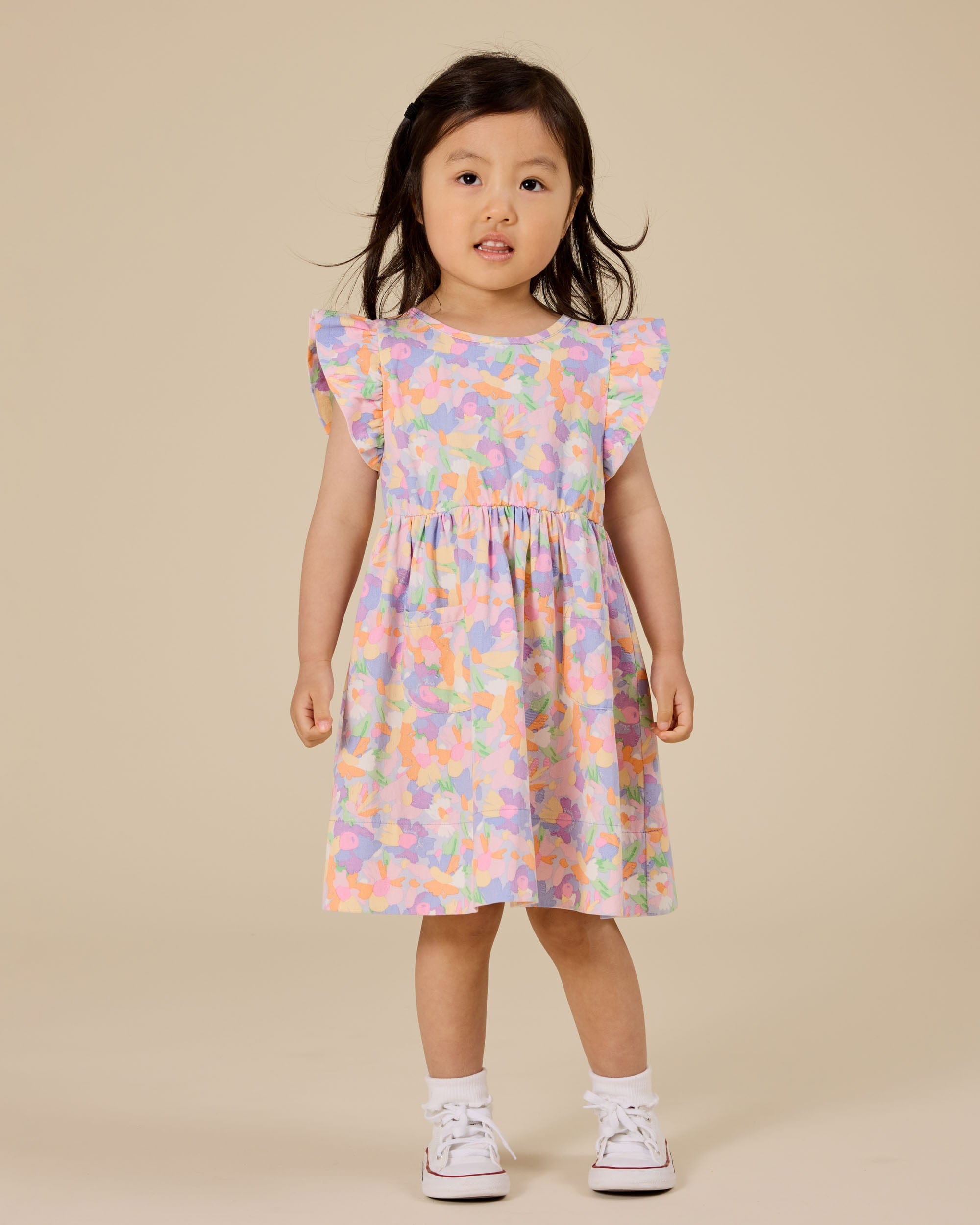 Goldie + Ace Girls Dress Pastel Bouquet Lyla Dress