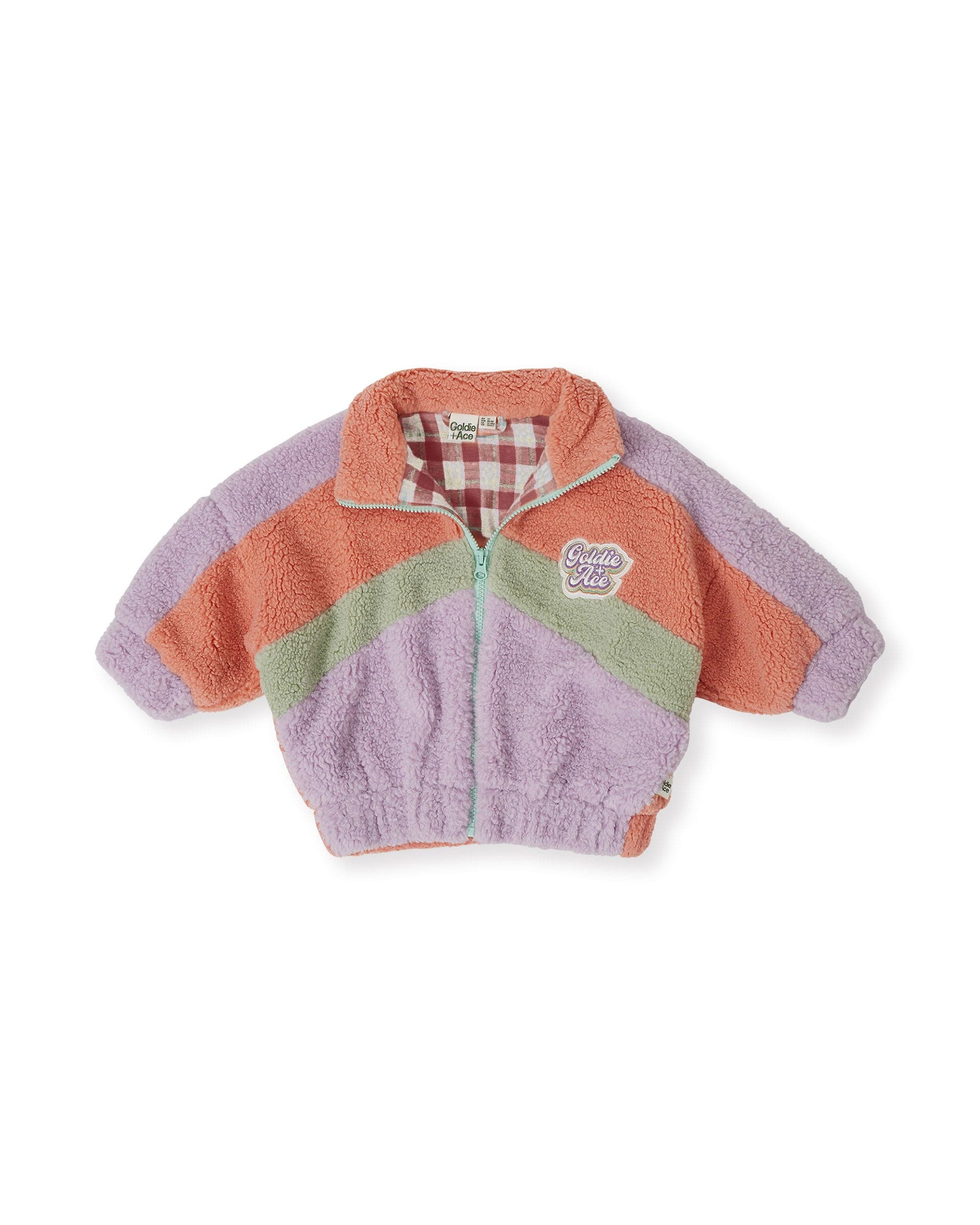 Goldie + Ace Girls Jacket 1-2Y Frankie Sherpa Jacket Lilac