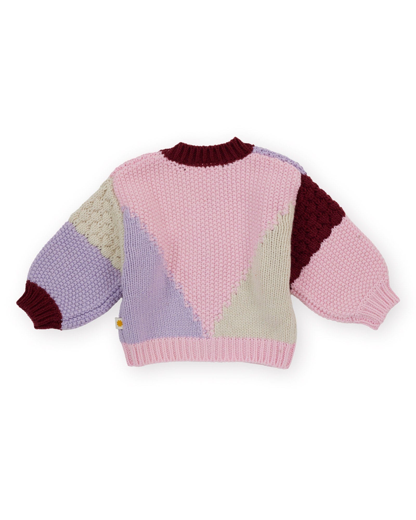 Goldie + Ace Girls Jumper Colour Block Knit Cardigan