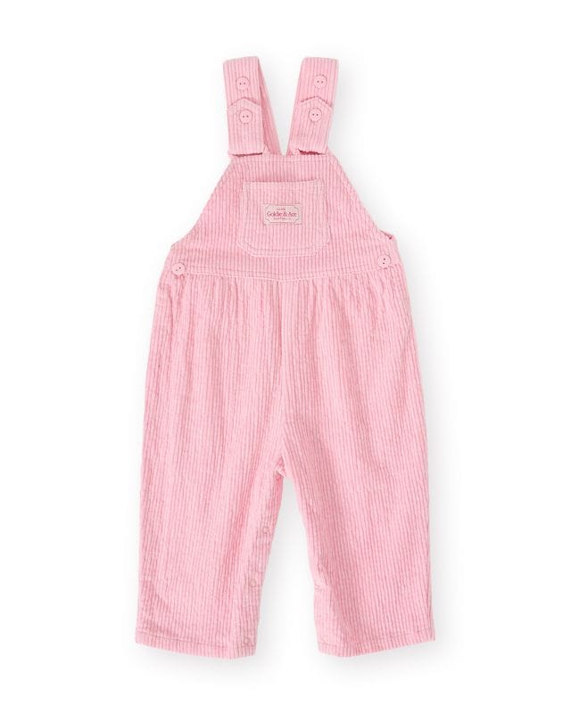 Goldie + Ace Girls Onesie Sammy Corduroy Overall Pink
