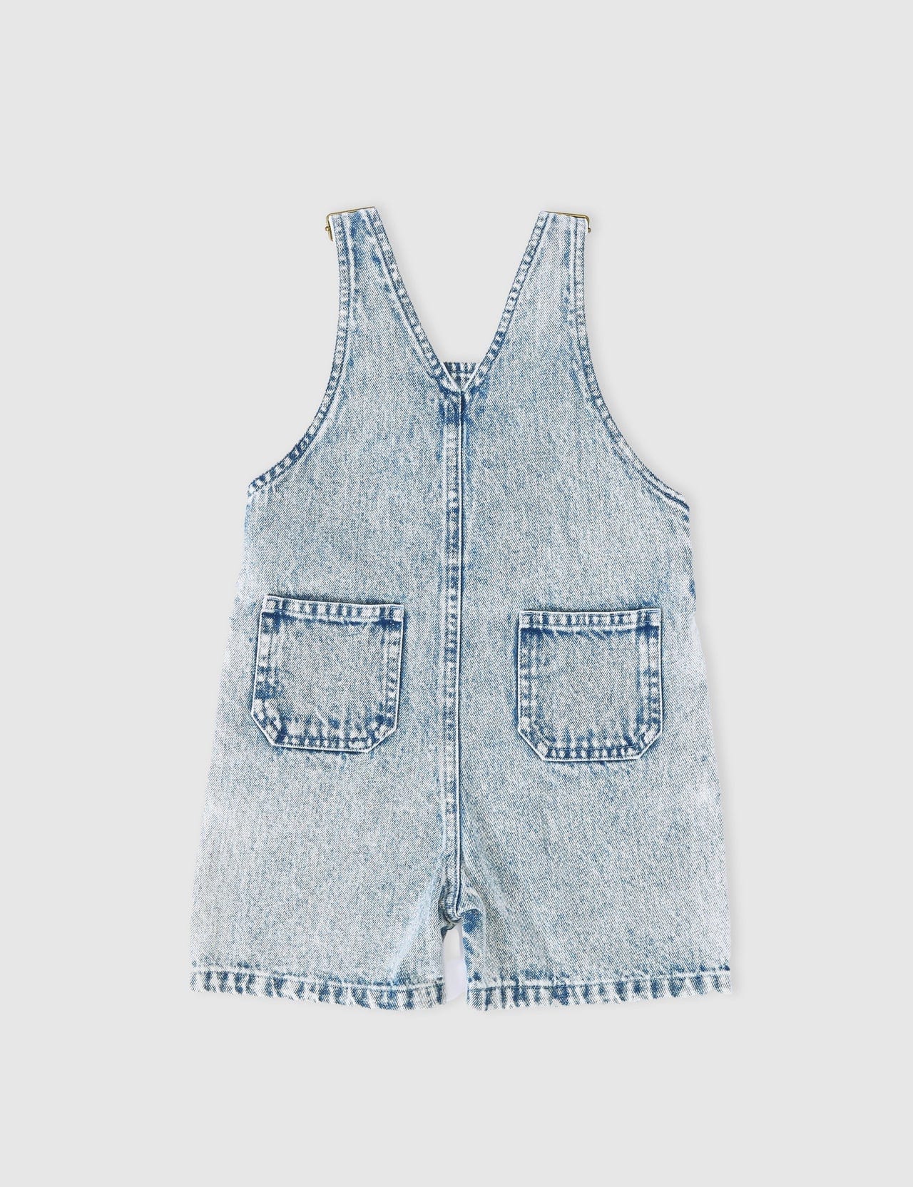Goldie + Ace Unisex Onesie Burton Vintage Washed Denim Overalls