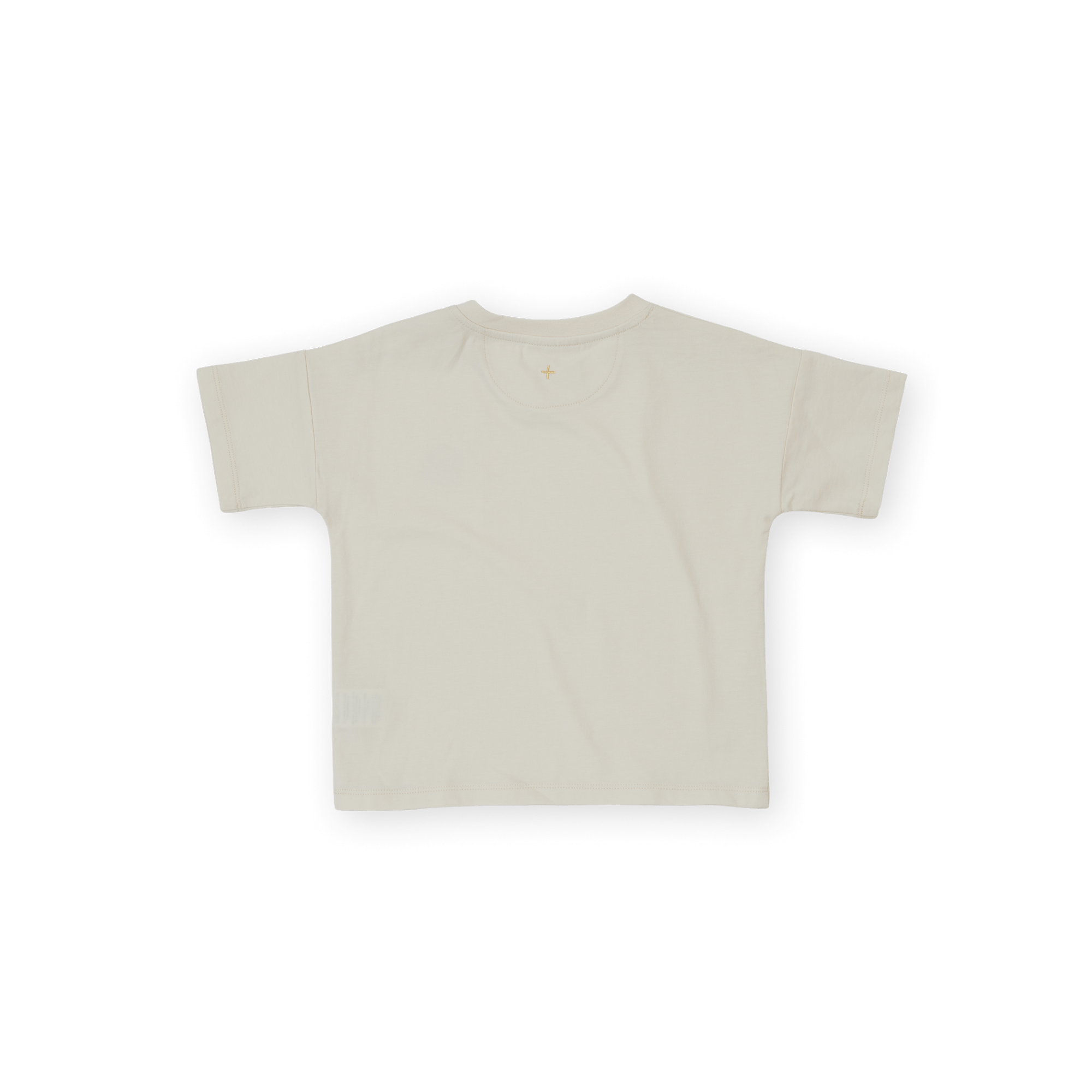 Goldie + Ace Unisex Tee Essential Logo T-Shirt Antique White