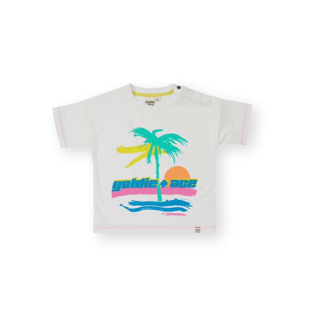 Goldie + Ace Unisex Tee Palm Sunset T-Shirt