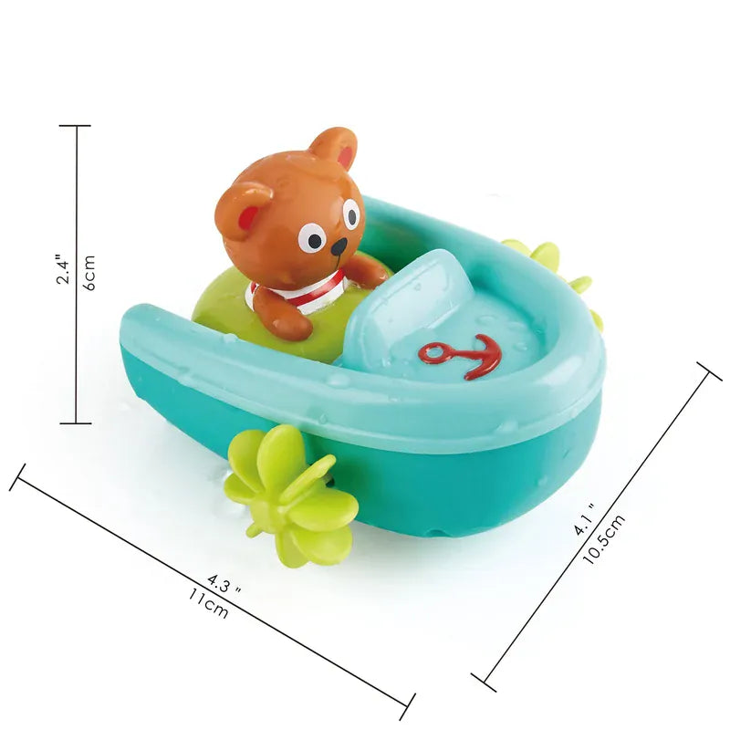 Hape Bath Toys Hape Tubing Pull Back Boat
