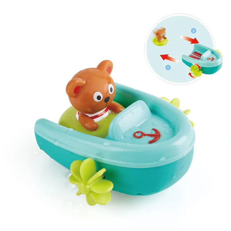 Hape Bath Toys Hape Tubing Pull Back Boat