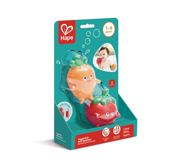 Hape Bath Toys Veggie Pals Bath Splashers