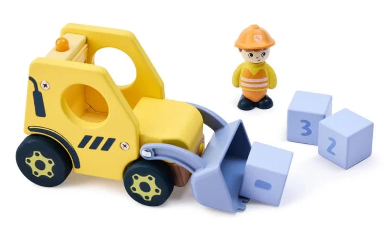 Hape Childrens Books HapeLand The Buzzing Bulldozer