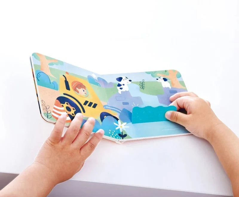 Hape Childrens Books HapeLand The Buzzing Bulldozer