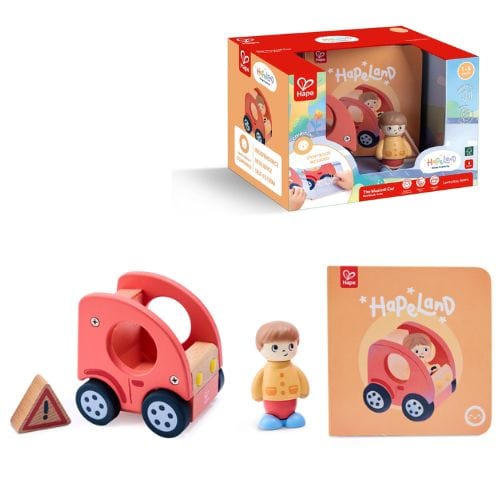 Hape Childrens Books HapeLand The Musical Car