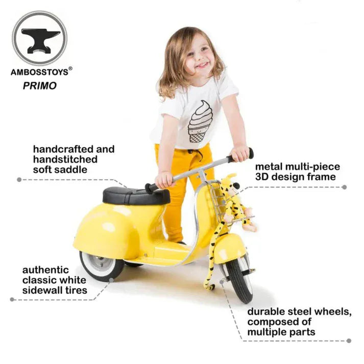 Hape Toys Ambosstoys Primo Ride-On Scooter - Yellow