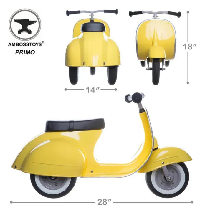 Hape Toys Ambosstoys Primo Ride-On Scooter - Yellow