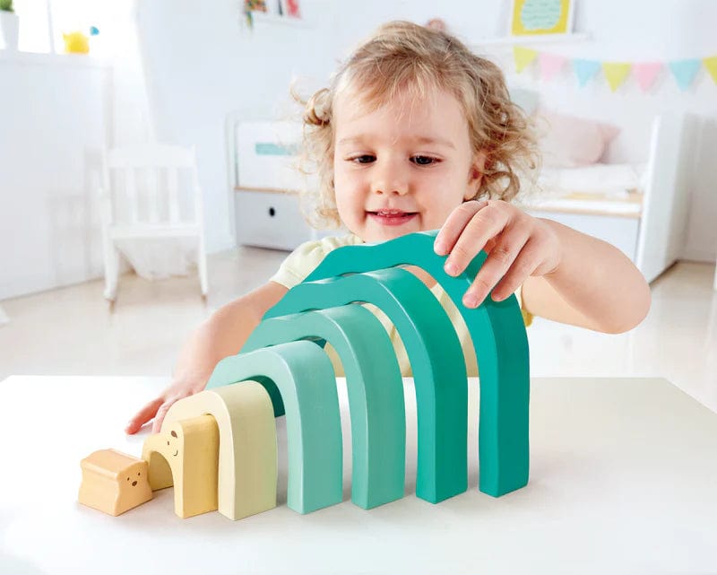 Hape Toys Artic Polar Bear Stacking Blocks