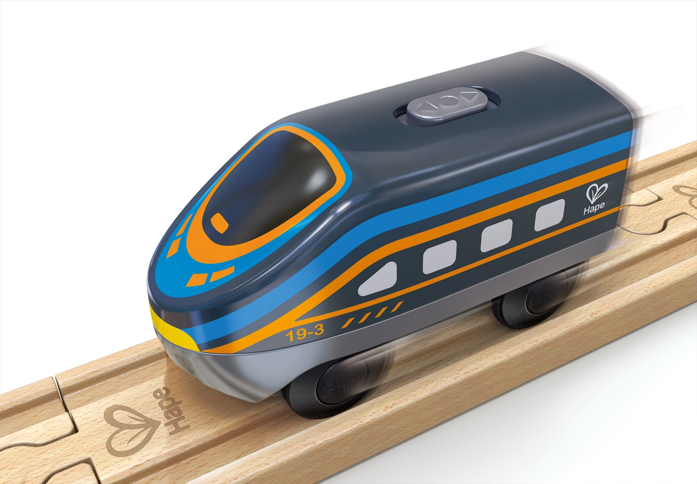Hape Toys Battery Powered Inter-city Loco - Black