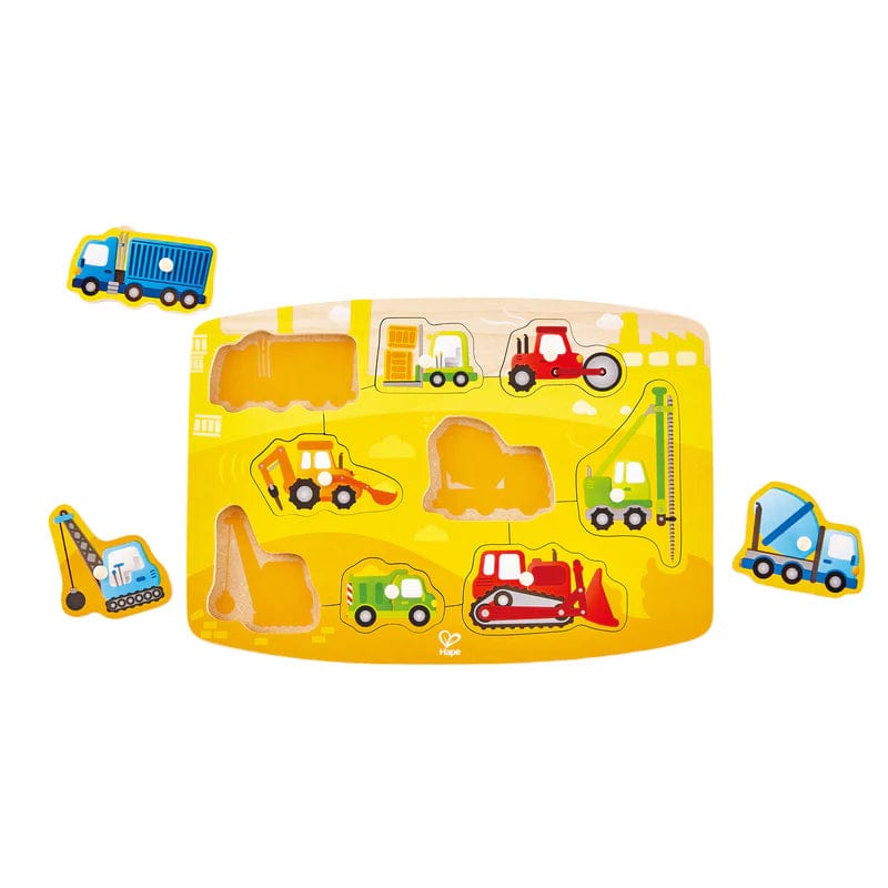 Hape Toys Construction Peg Puzzle