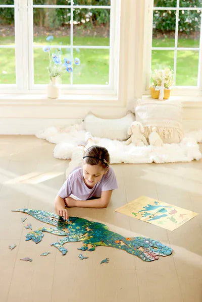Hape Toys Floor Puzzle - Dinosaur 202 Pieces