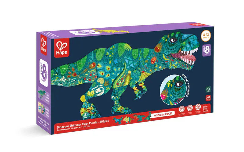 Hape Toys Floor Puzzle - Dinosaur 202 Pieces