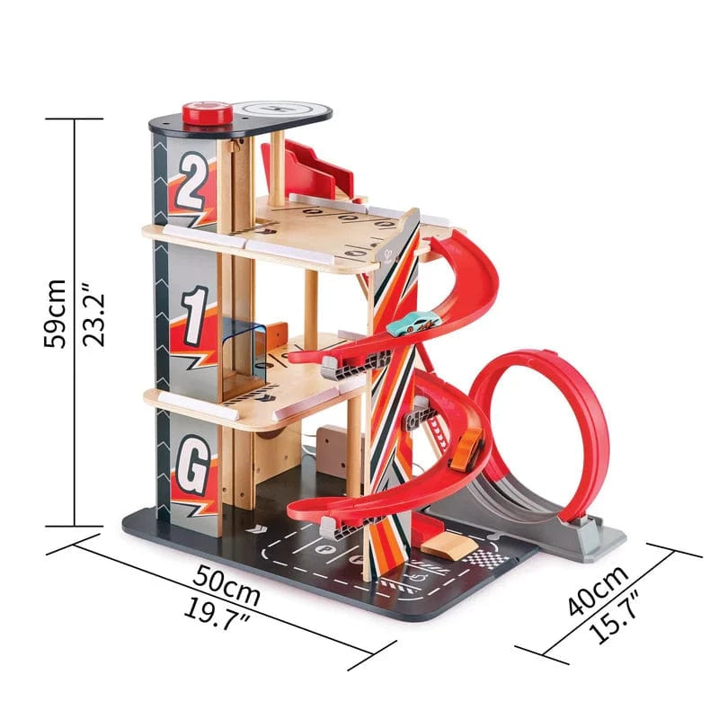 Hape Toys Gearhead Stunt Garage