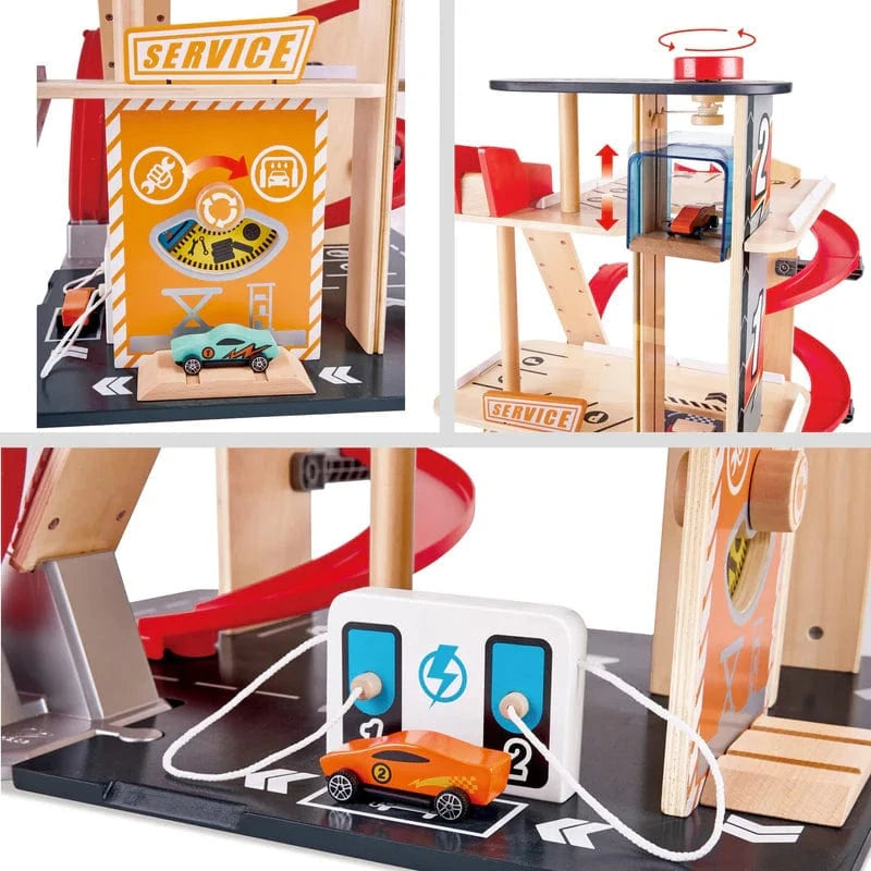 Hape Toys Gearhead Stunt Garage