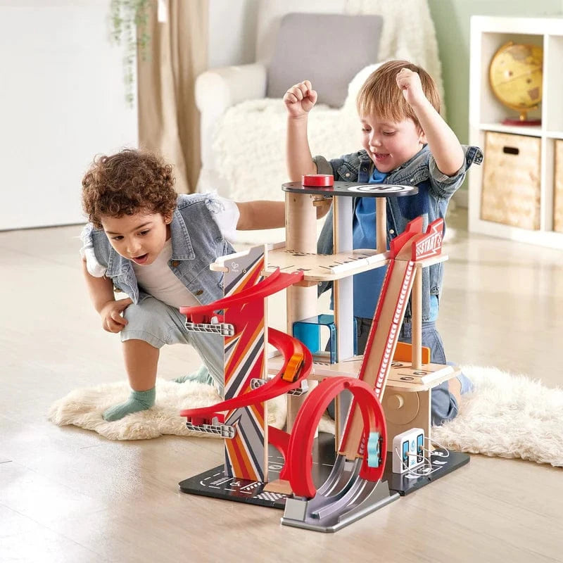 Hape Toys Gearhead Stunt Garage