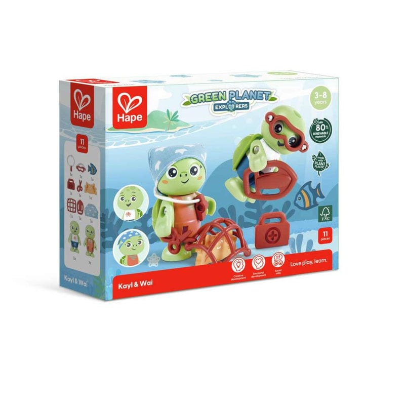 Hape Toys Green Planet Explorers Kayl & Wai