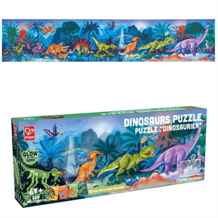 Hape Toys Hape 200 Piece Dinosaur Glow in the Dark Puzzle