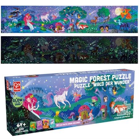 Hape Toys Hape 200 Piece Magic Forest Glow in the Dark Puzzle