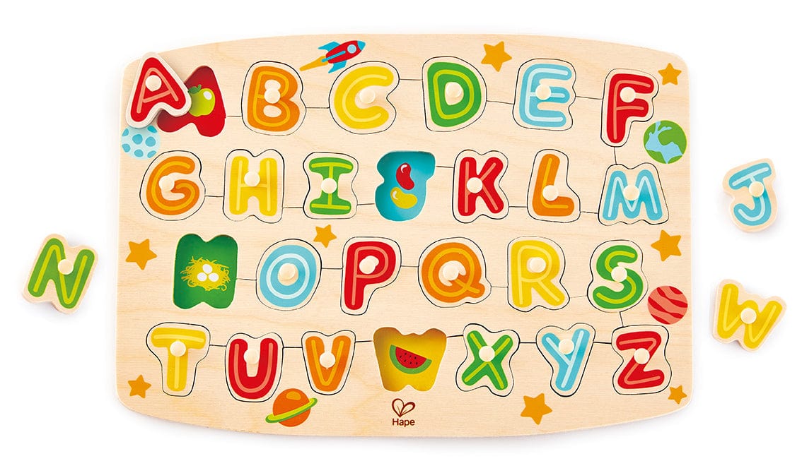 Hape Toys Hape Alphabet Peg Puzzle