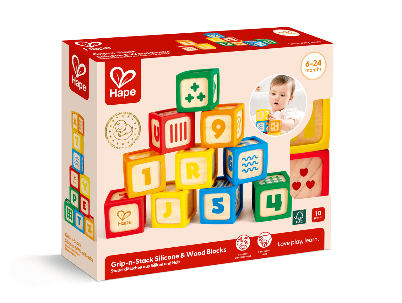 Hape Toys Hape Smart Start Blocks 10pc