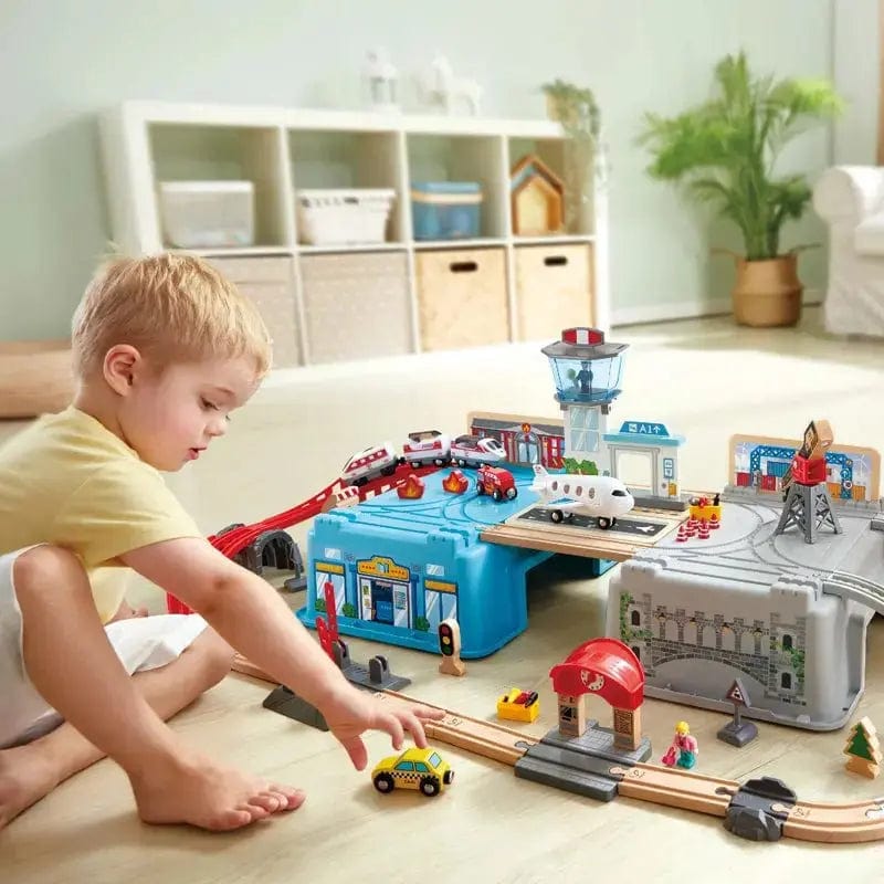 Hape Toys Hape Super Cityscape Transport Bucket Set