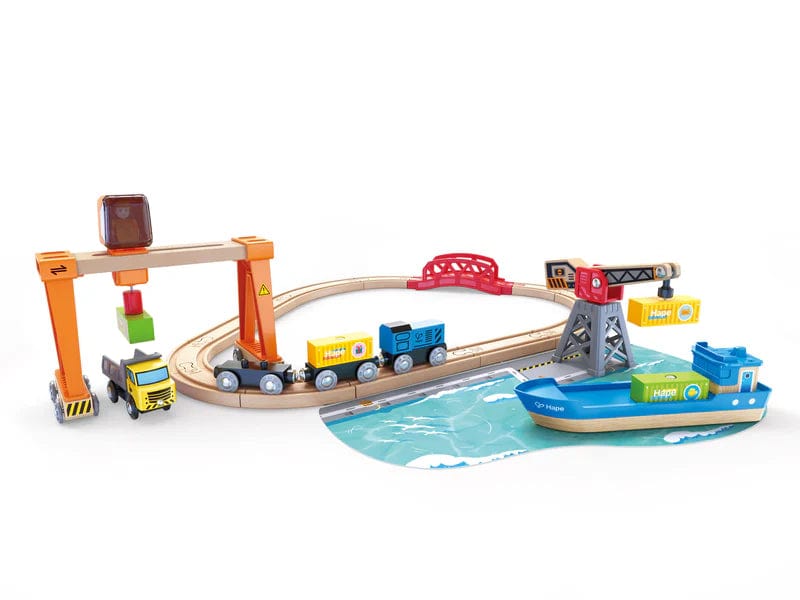 Hape Toys Lift & Load Harbour Set