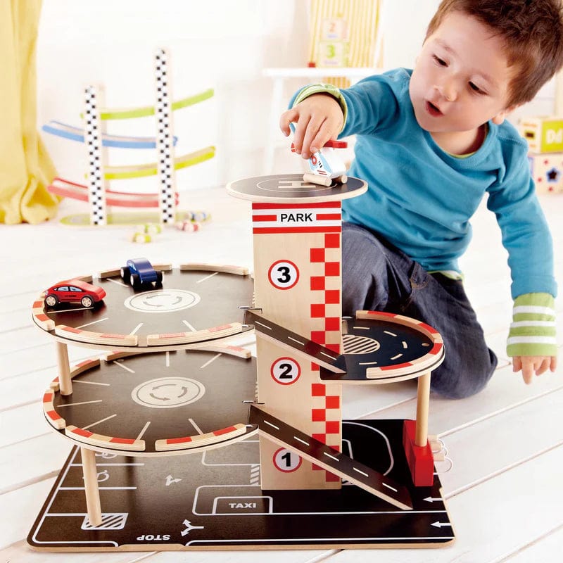 Hape Toys Park & Go Garage