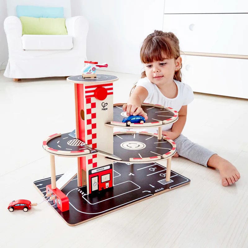 Hape Toys Park & Go Garage