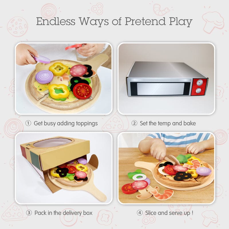 Hape Toys Perfect Pizza Playset