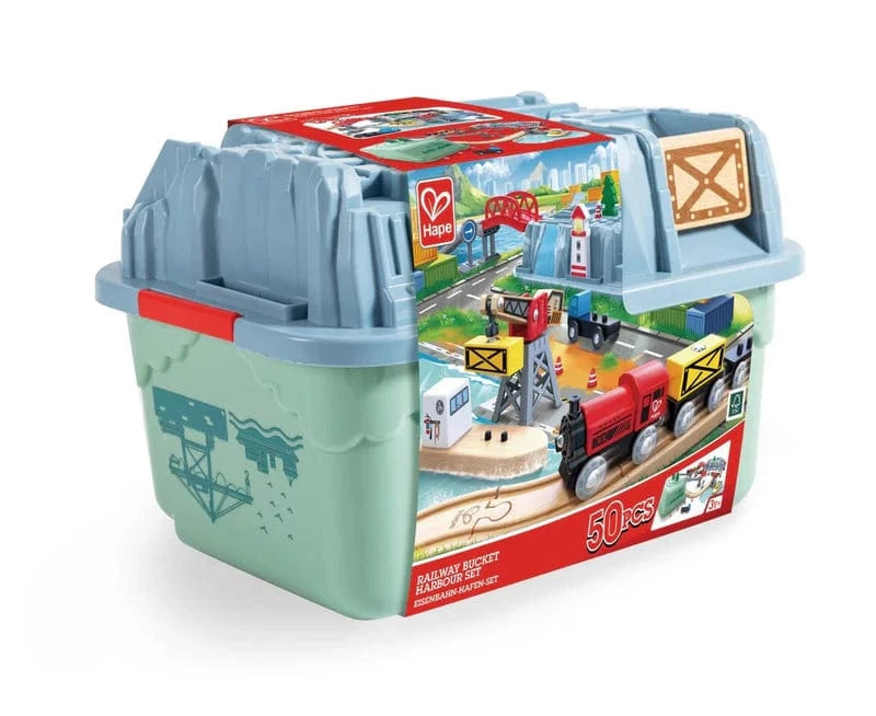 Hape Toys Railway Bucket Harbour Set