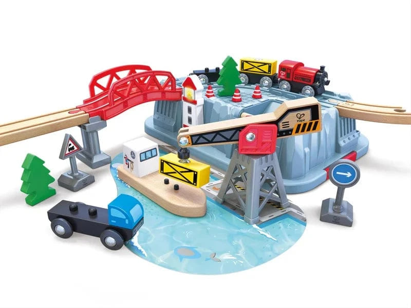 Hape Toys Railway Bucket Harbour Set