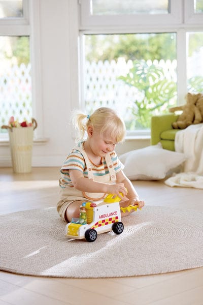 Hape Toys Rapid Response Toy Ambulance