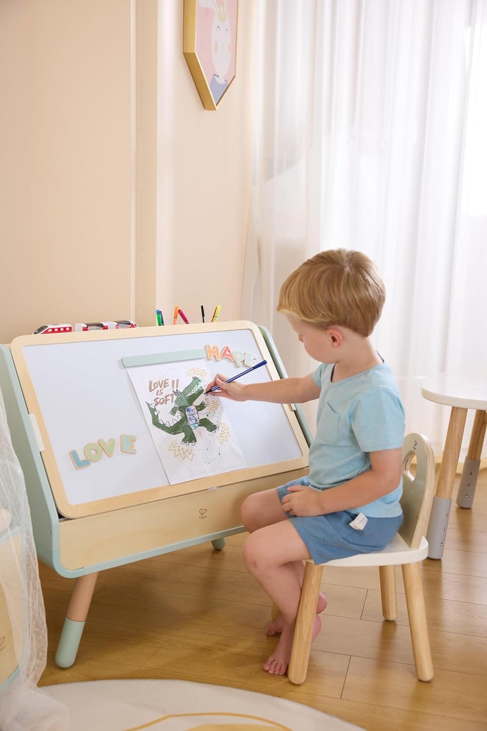 Hape Toys Read & Draw Sling Bookshelf