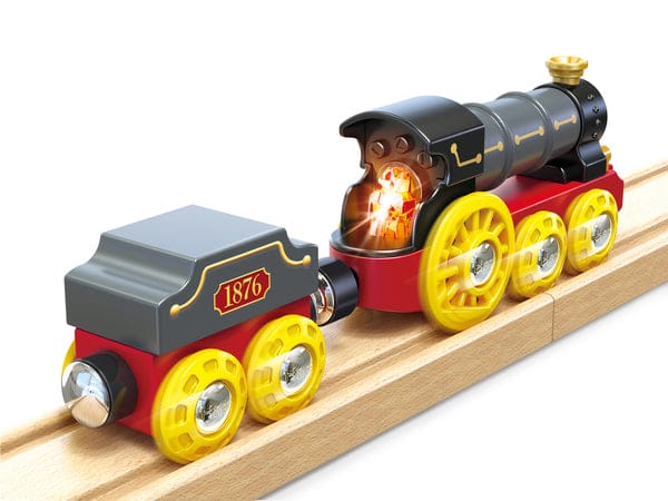Hape Toys Retro Steam Train with Lights & Sounds