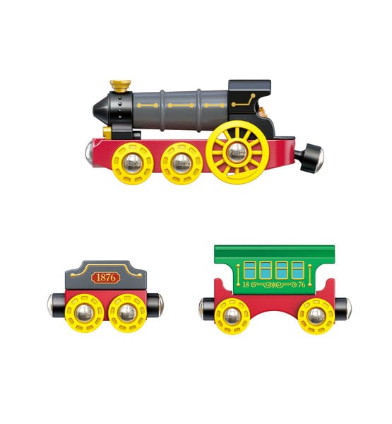Hape Toys Retro Steam Train with Lights & Sounds