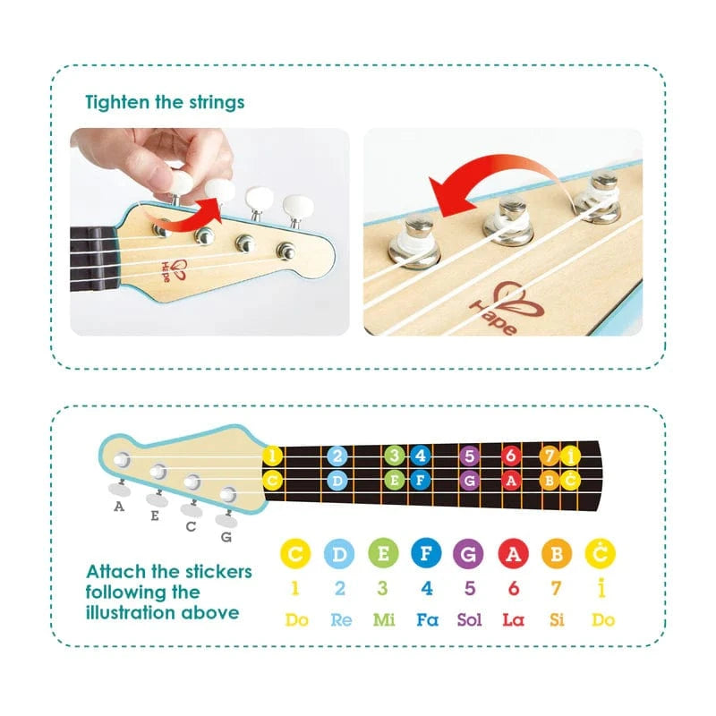 Hape Toys Rock n Roll Ukulele