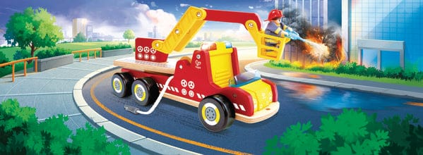 Hape Toys Siren & Lights Toy Fire Truck