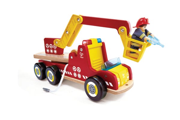 Hape Toys Siren & Lights Toy Fire Truck