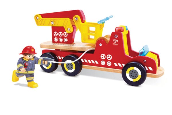 Hape Toys Siren & Lights Toy Fire Truck