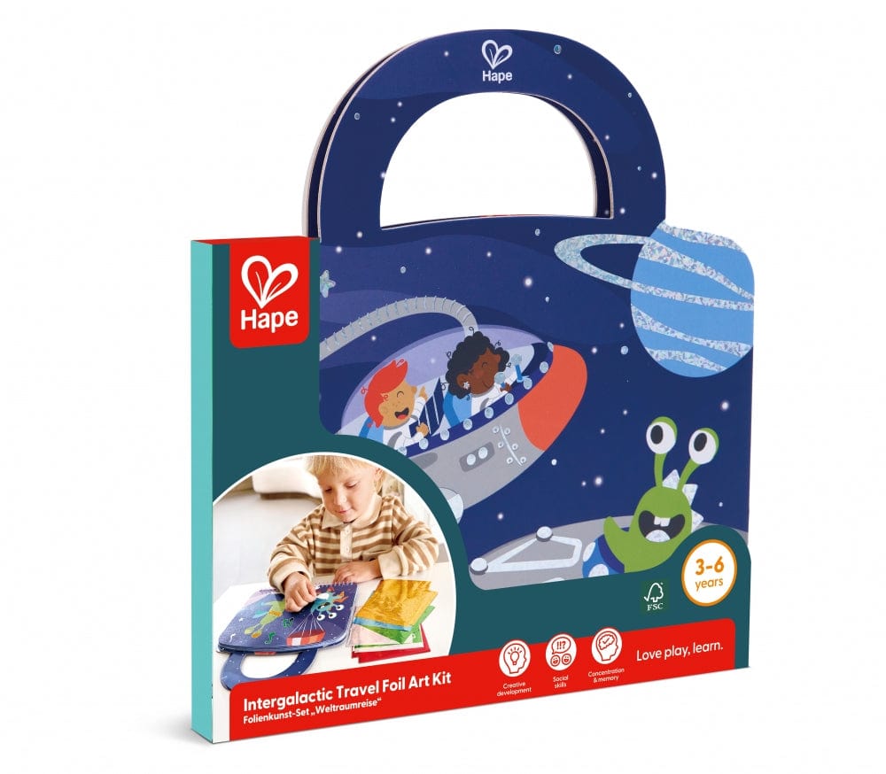 Hape Toys Space Travel Foil Art Kit