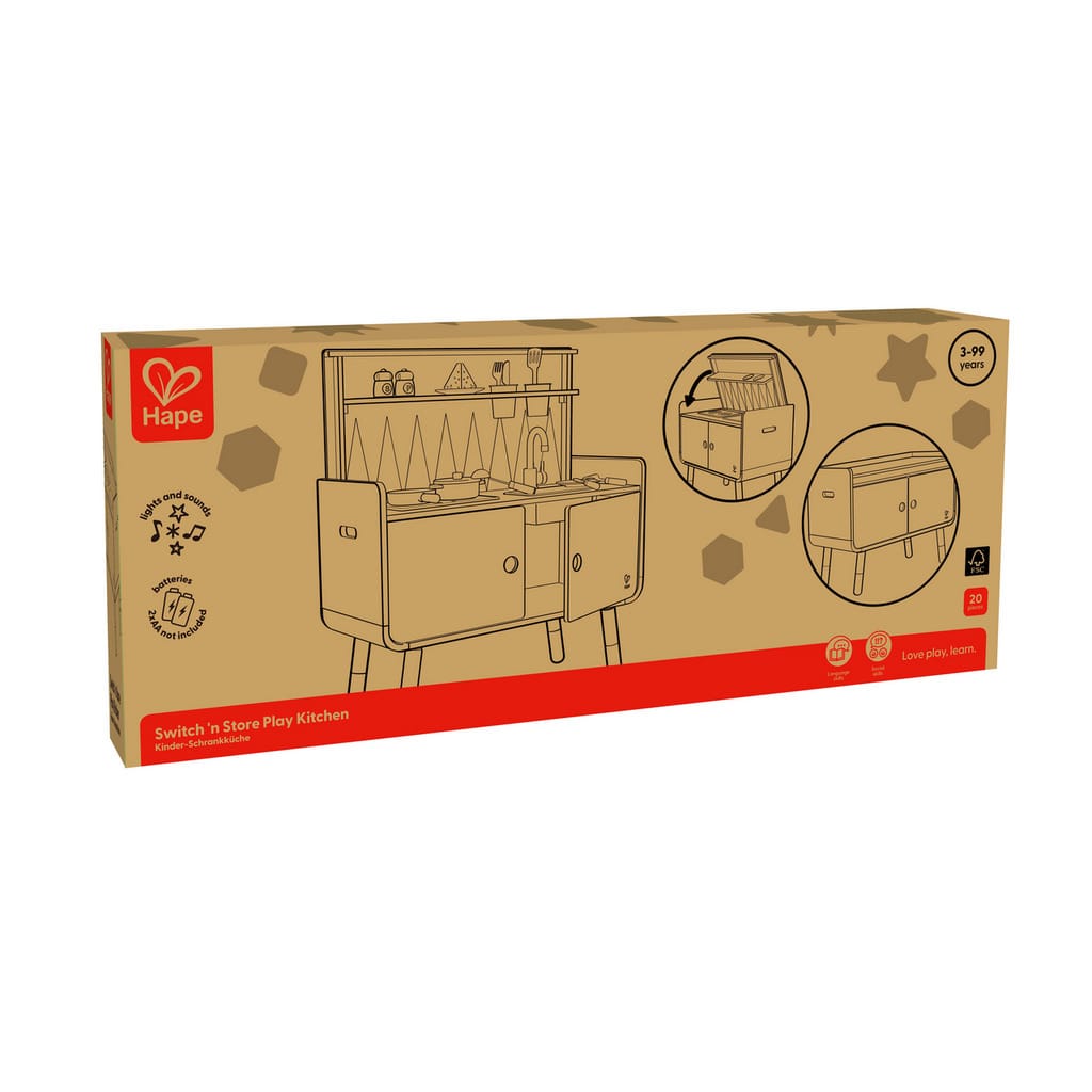 Hape Toys Switch 'n Store Play Kitchen
