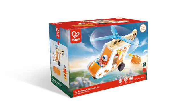 Hape Toys To the Rescue Helicopter
